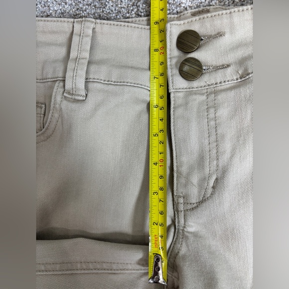 Cabi Pants Womens Size 8 Ivory Cotton Denim Jeans Boyfriend Straight Mid Rise - Picture 6 of 10